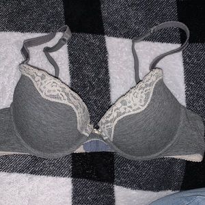 Aerie Padded Bra with Lace Detail
